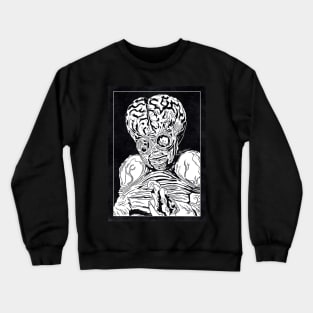 METALUNA MUTANT (Black and White) Crewneck Sweatshirt